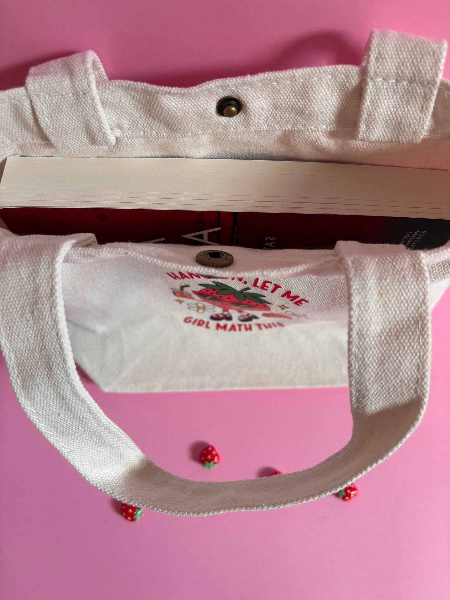 Mini Tote Bag - Strawberry