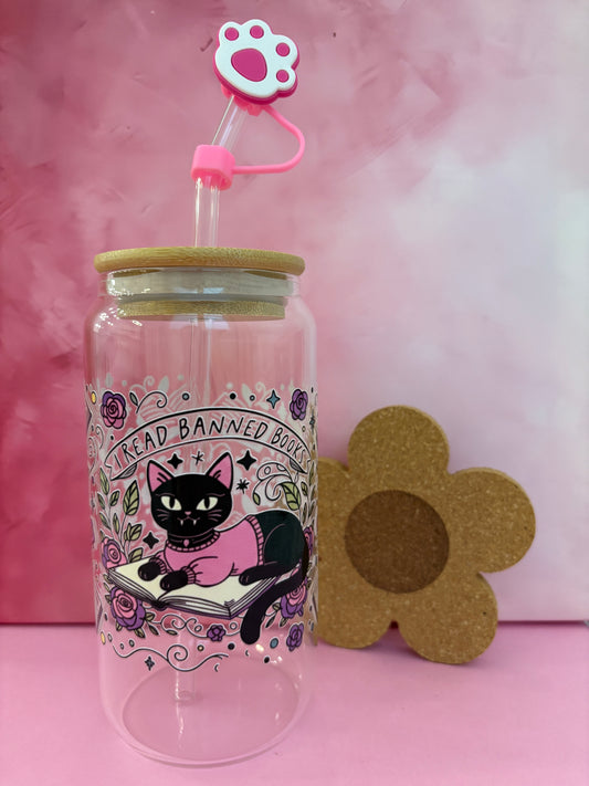 Vaso vidrio - Gatito 🐱