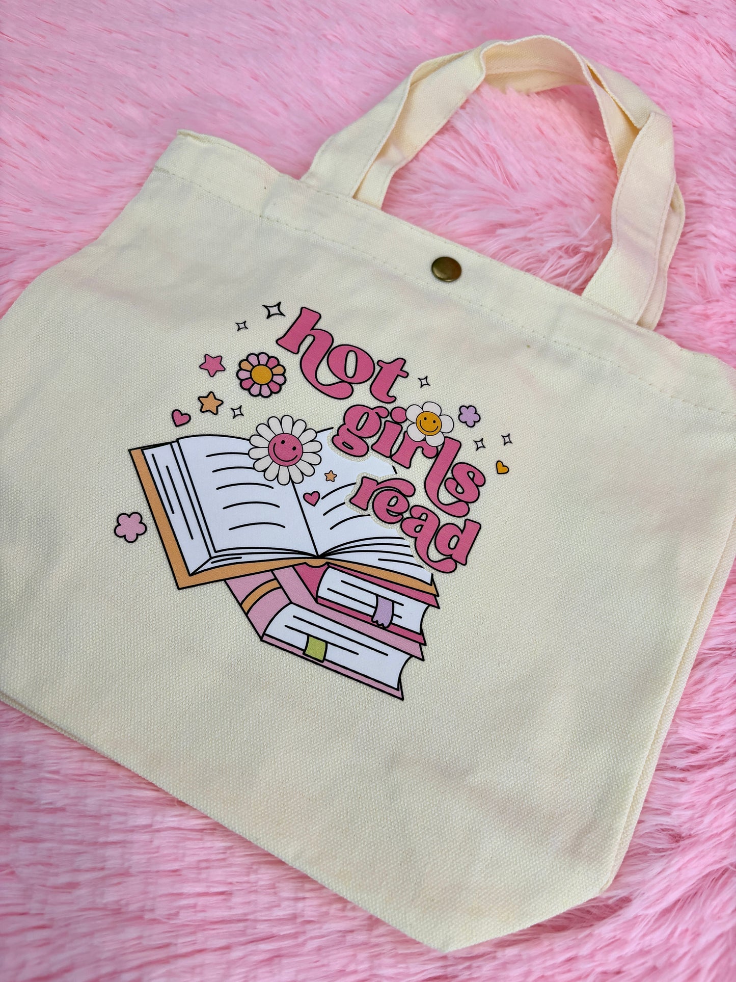 Mini Totebag - Hot girls read 🔥