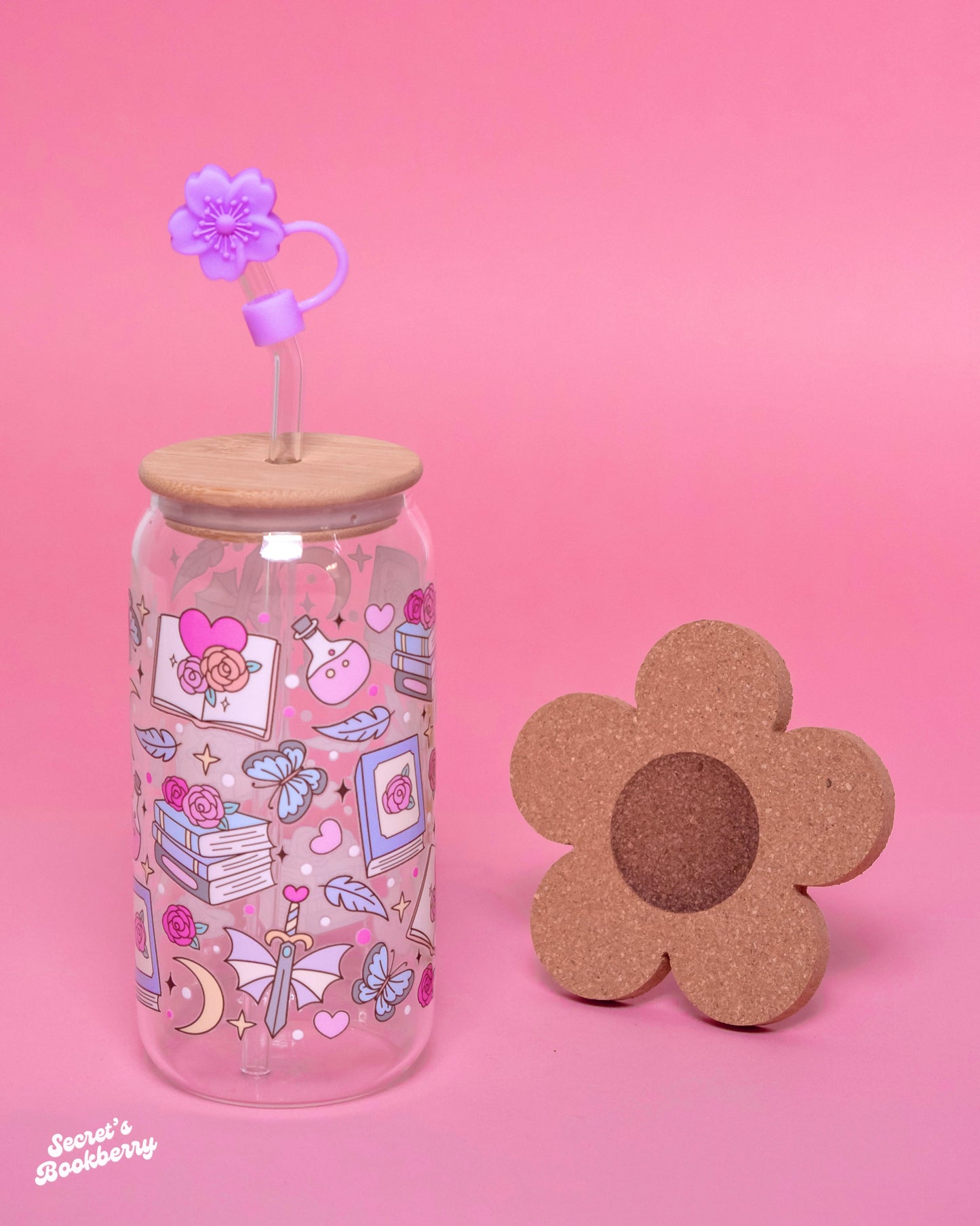 Vaso vidrio - Romantasy 🧚♀️