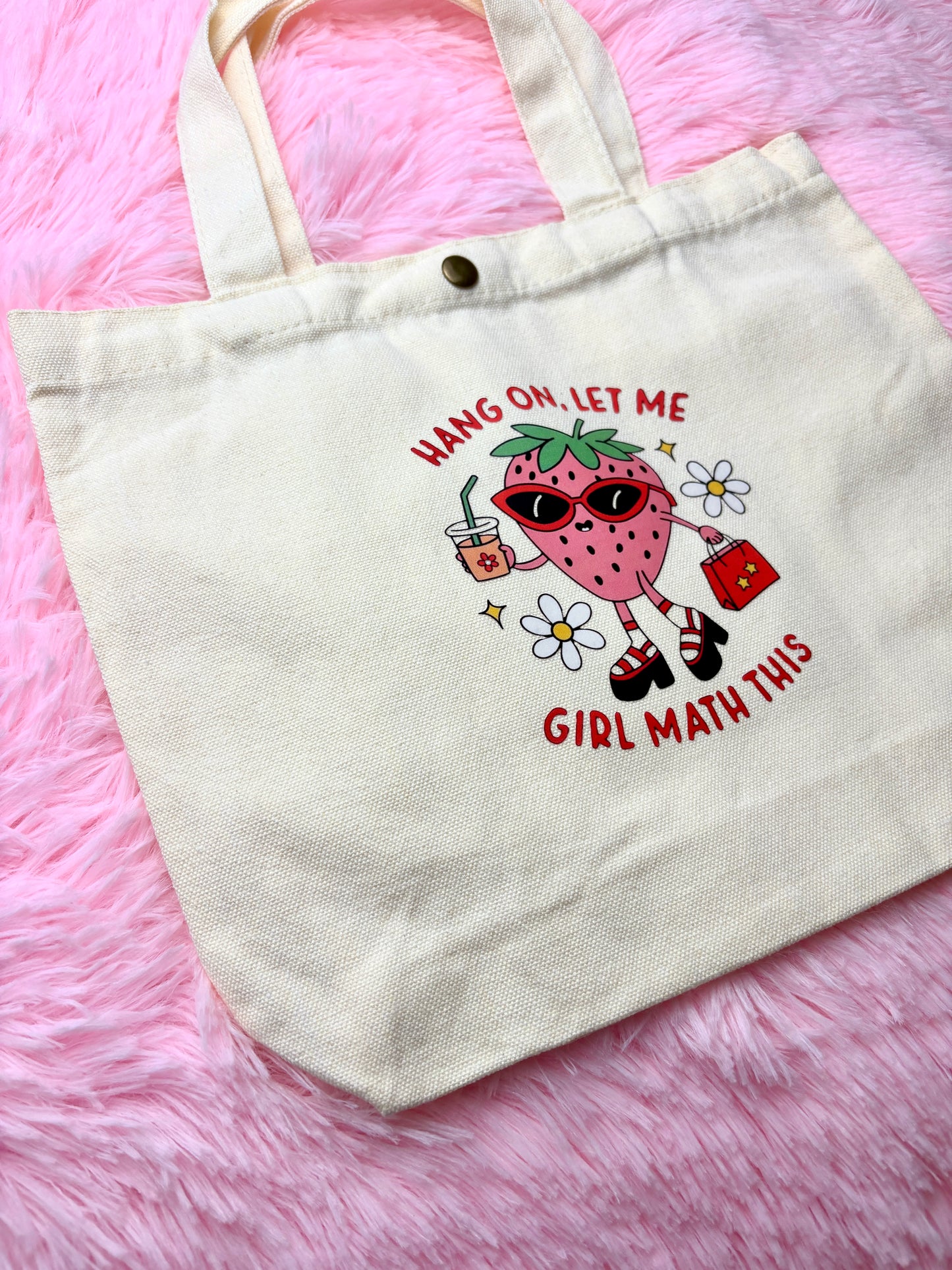 Mini Tote Bag - Strawberry