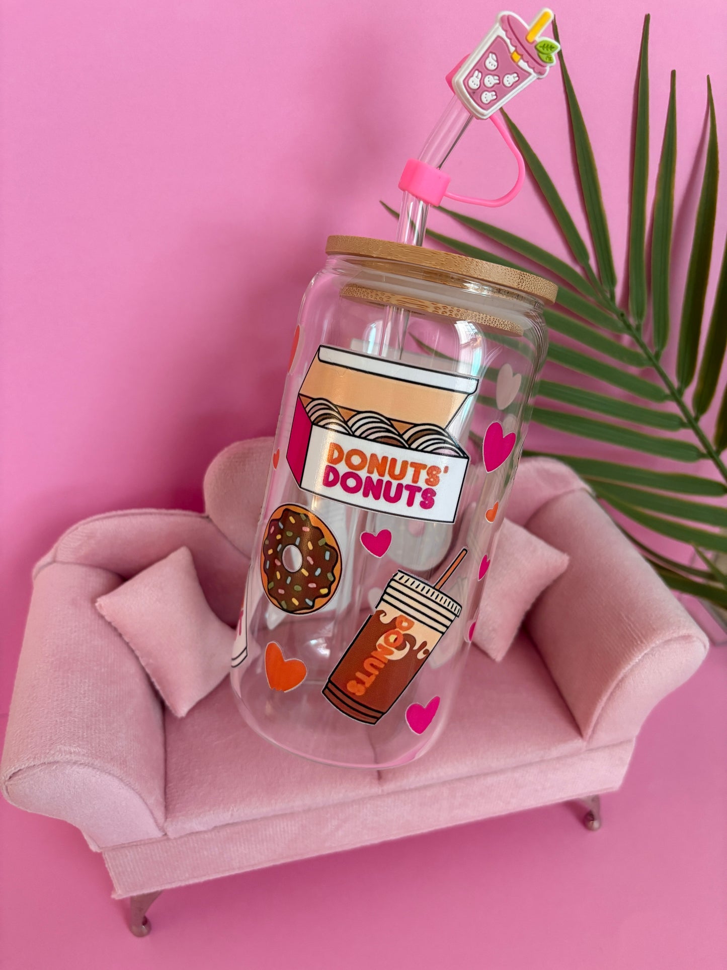 Vaso vidrio - Dónuts 🍩