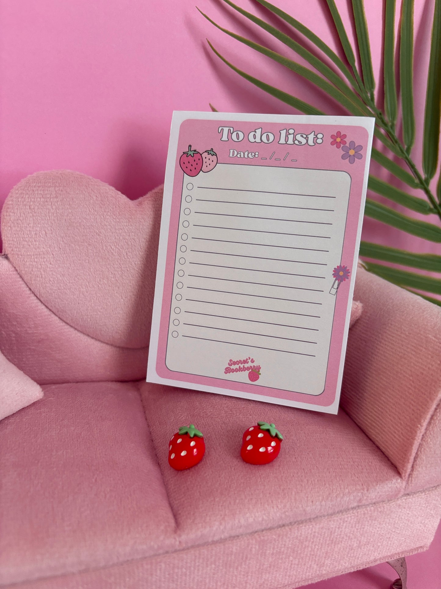 Sticky Note Pad - Exclusive Secret's Bookberry Design