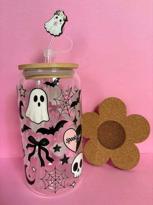 Vaso vidrio Halloween 2 🎃