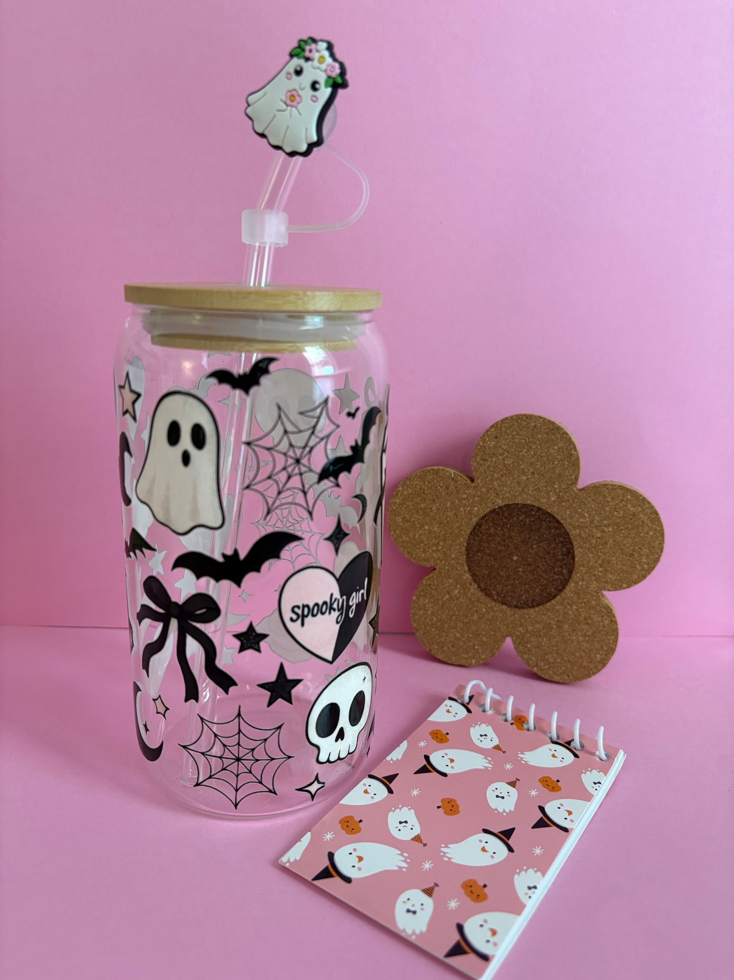 Vaso vidrio Halloween 2 🎃