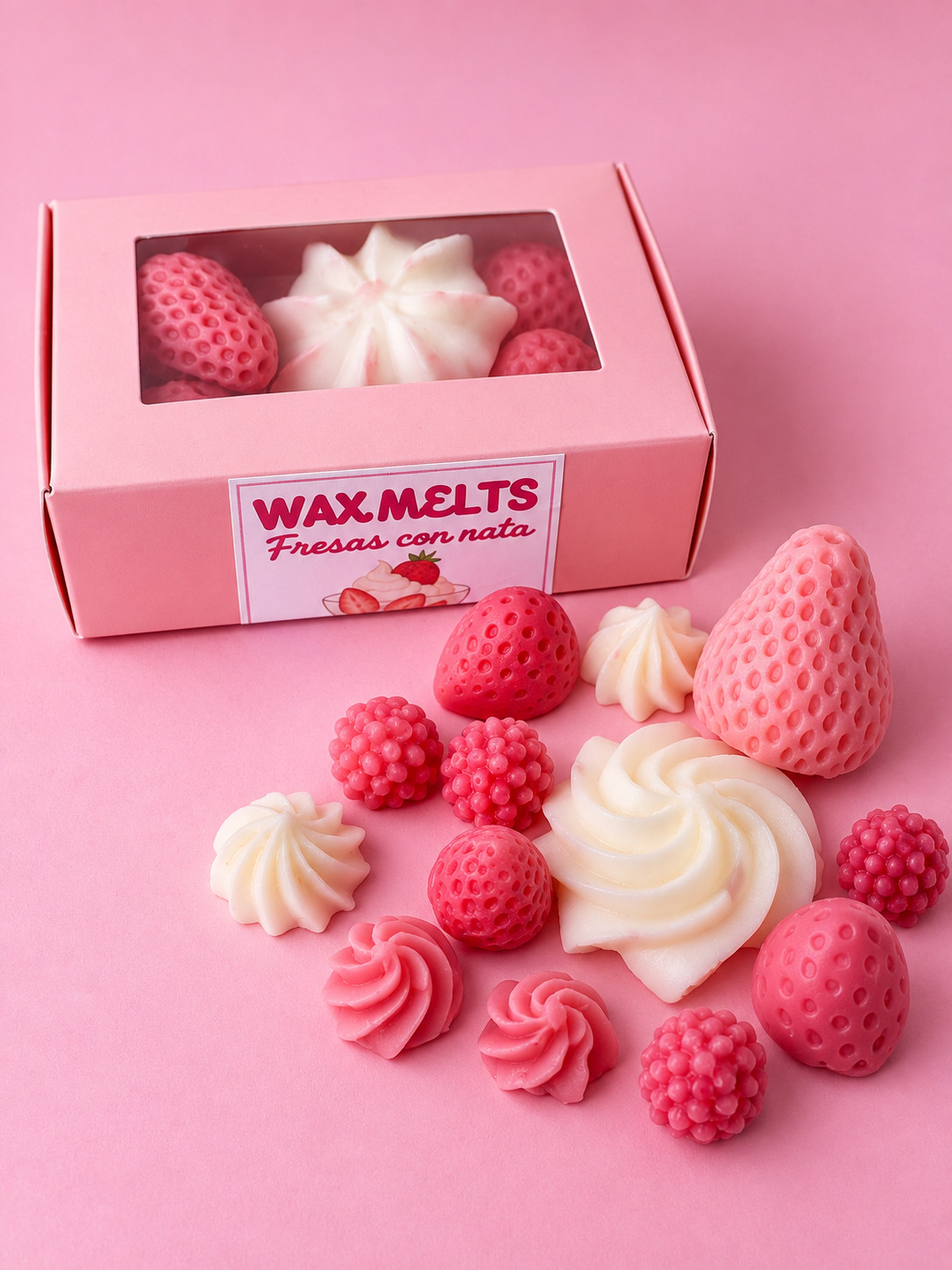 Wax melts fresas con nata 🍓🍨