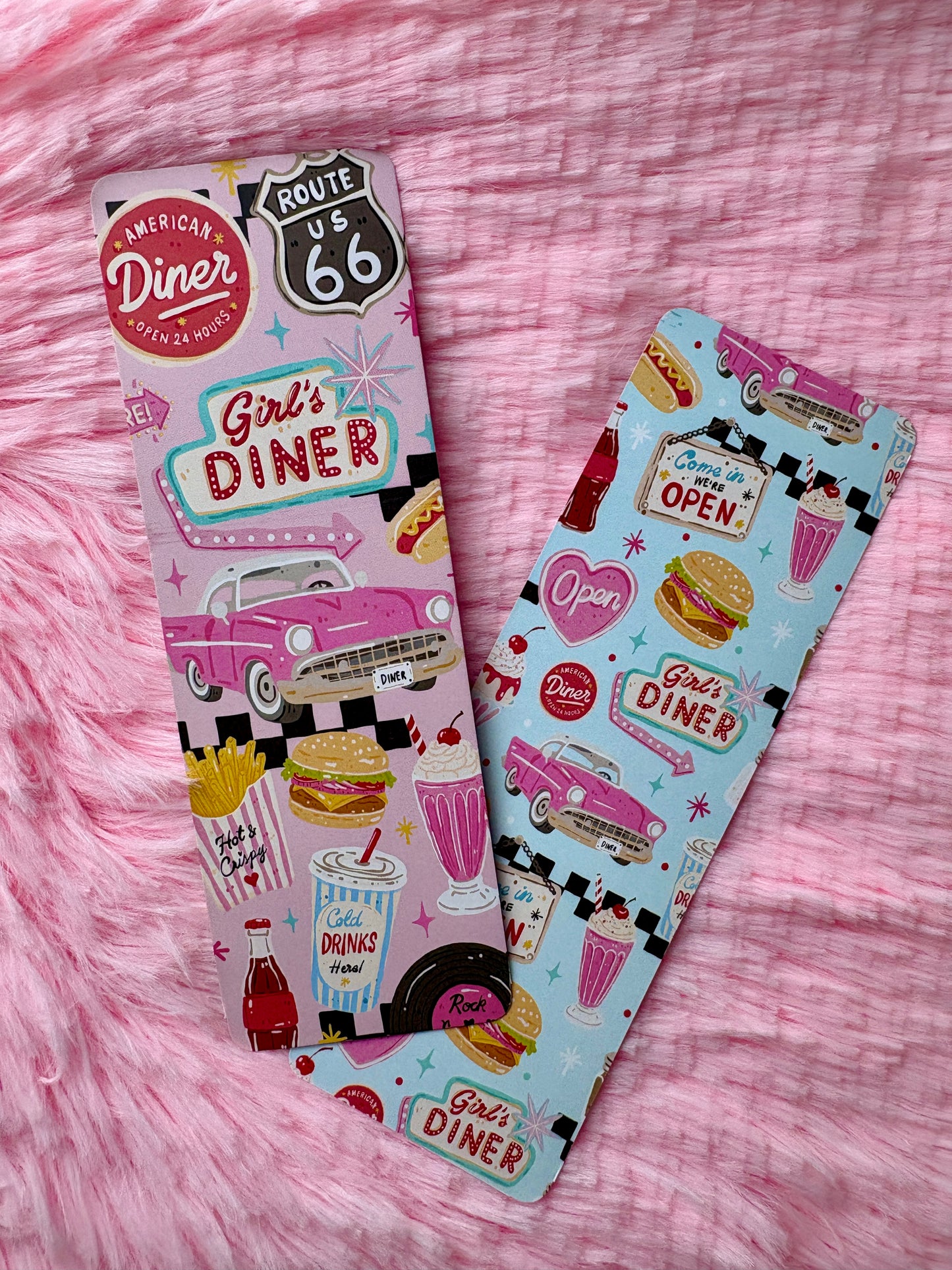 Marcapáginas Girl’s Diner 🥤🍔🚕