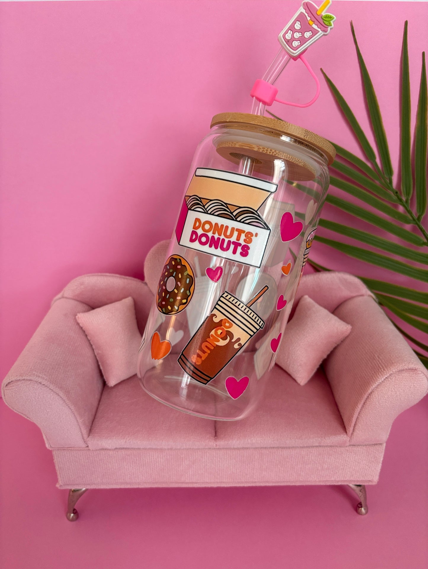 Vaso vidrio - Dónuts 🍩