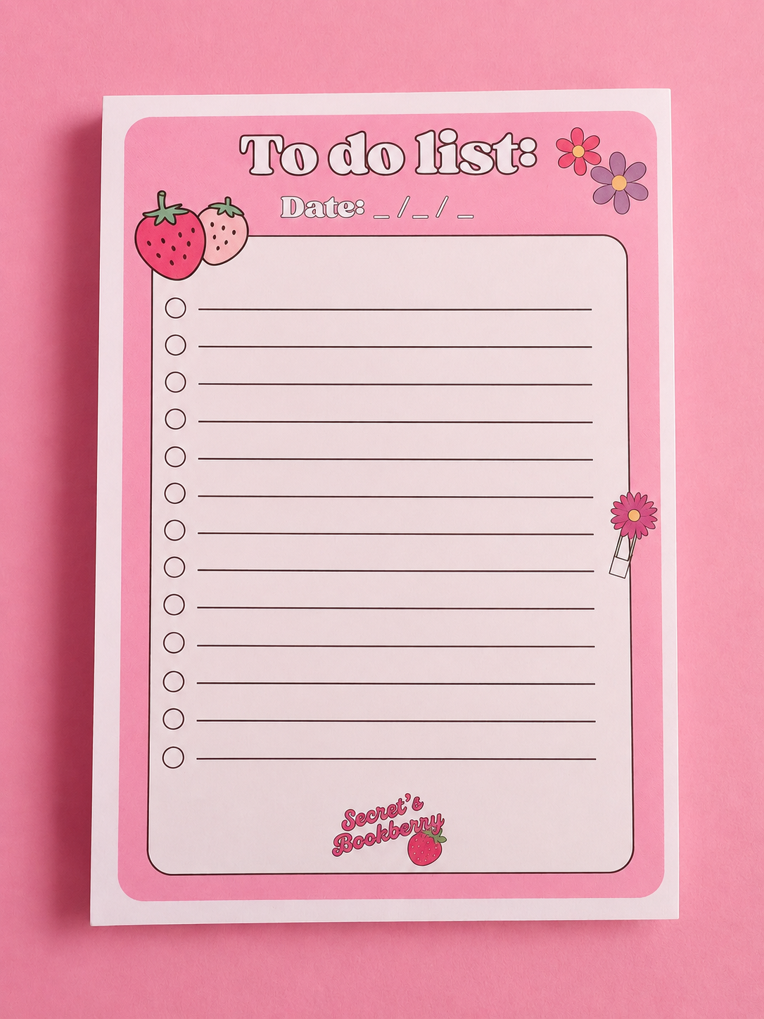Bloc notas adhesivas - Diseño exclusivo de Secret’s Bookberry
