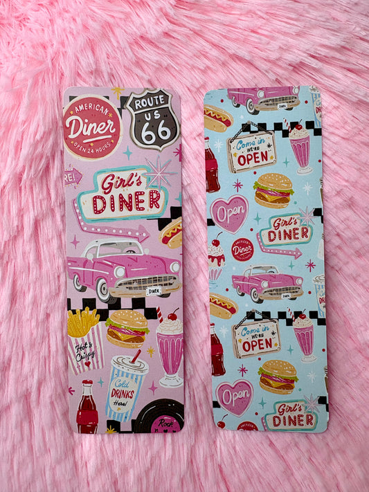 Marcapáginas Girl’s Diner 🥤🍔🚕