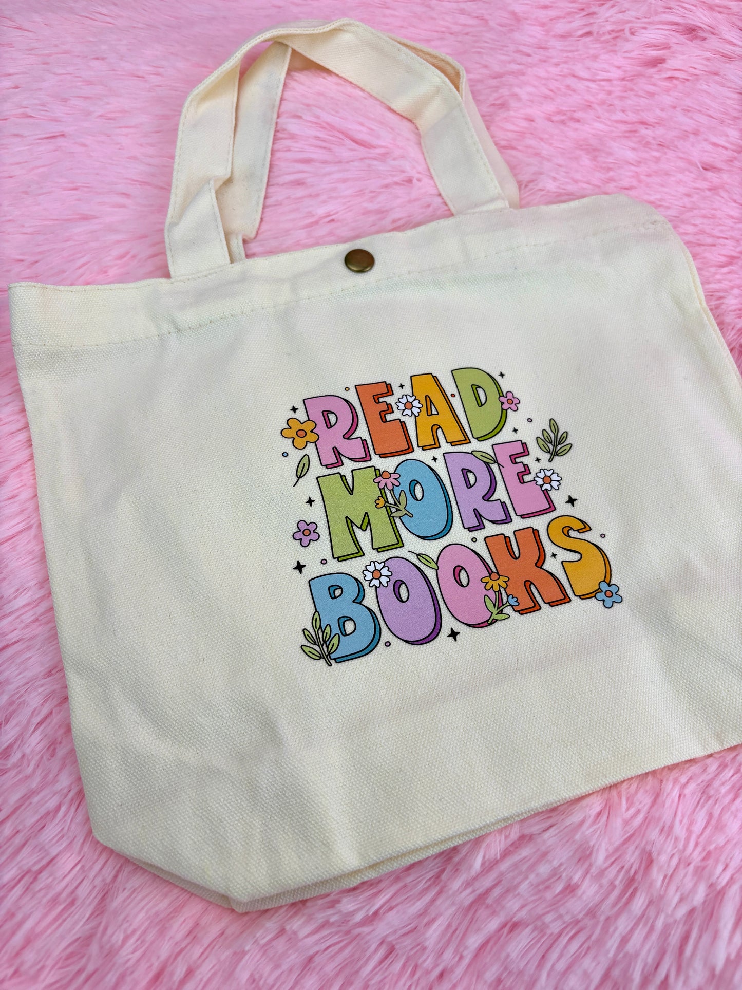 Mini Totebag - Read more books 📚