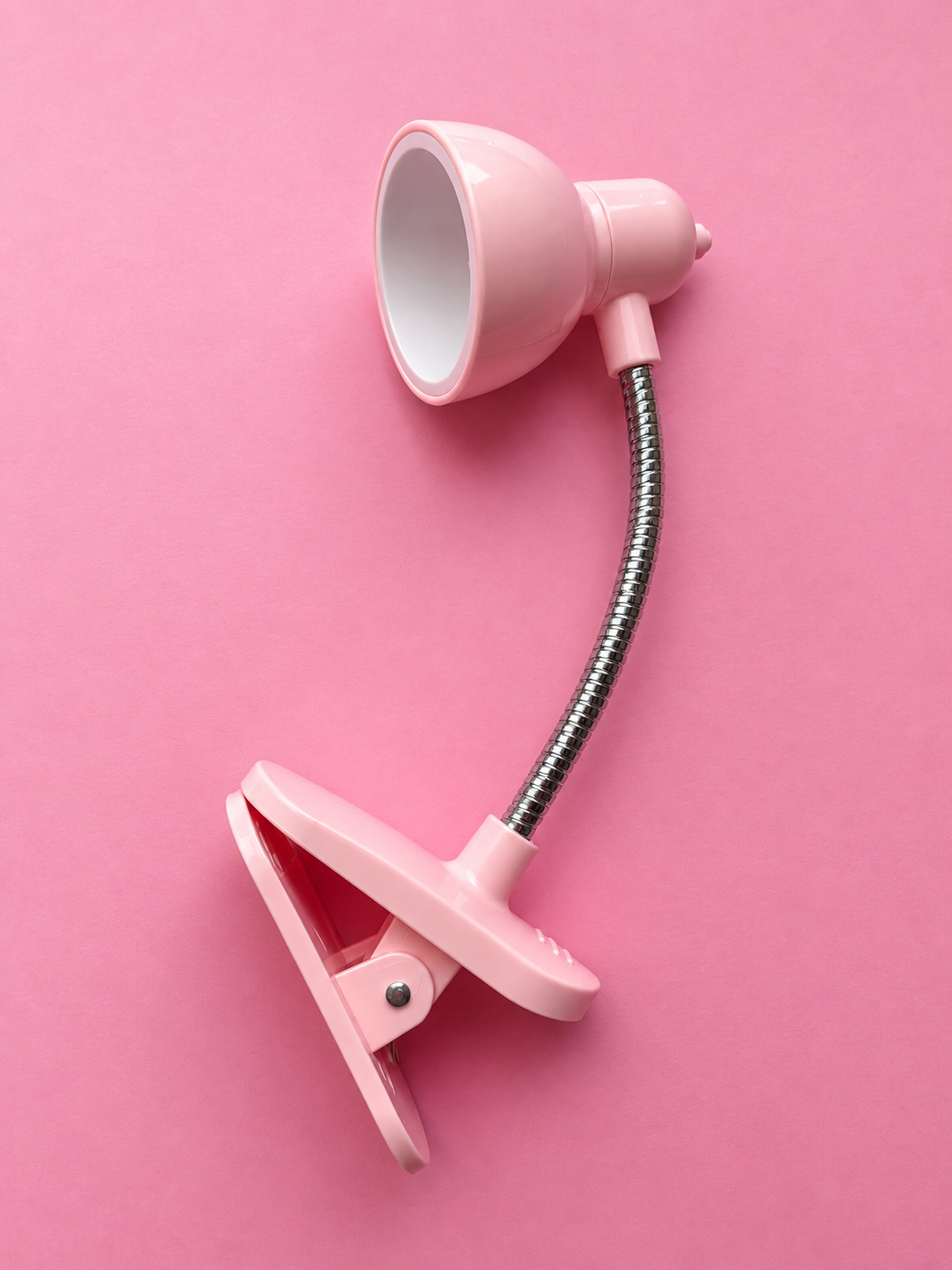 Mini luz LED de lectura rosa 🛋️