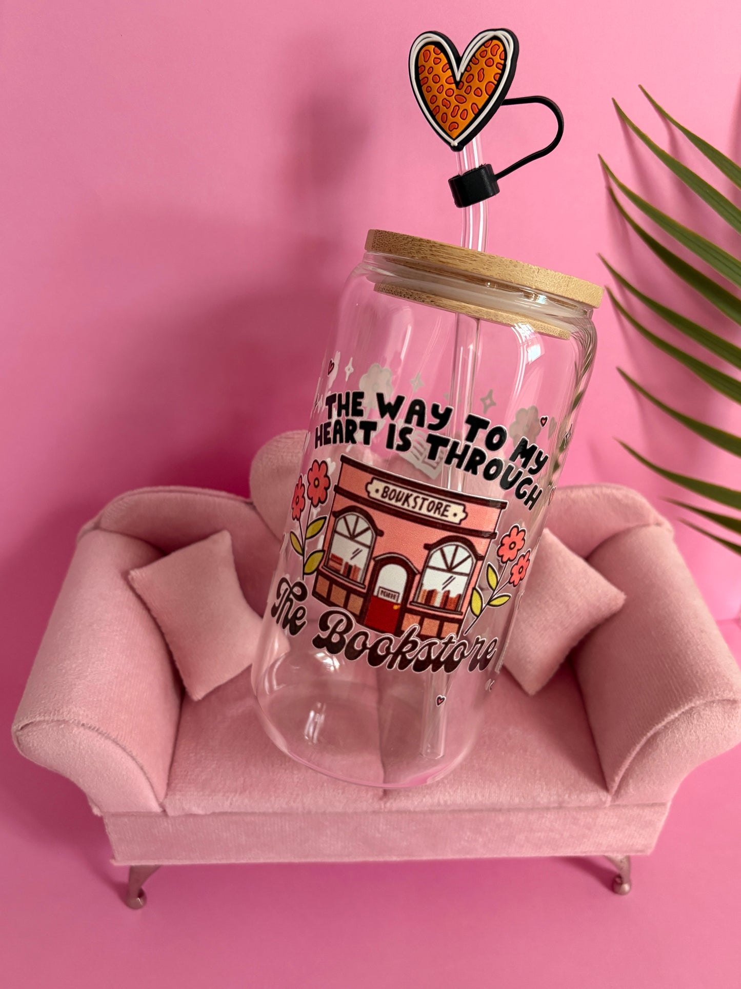 Vaso vidrio - Bookstore 📚