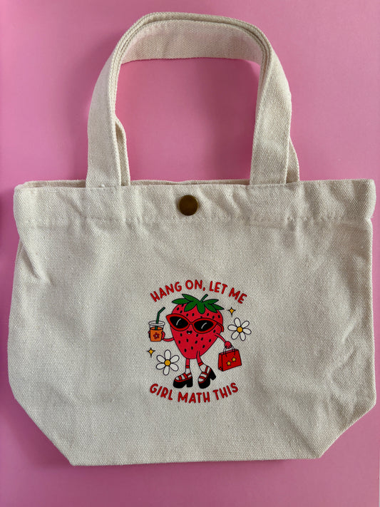 Mini Totebag - Strawberry