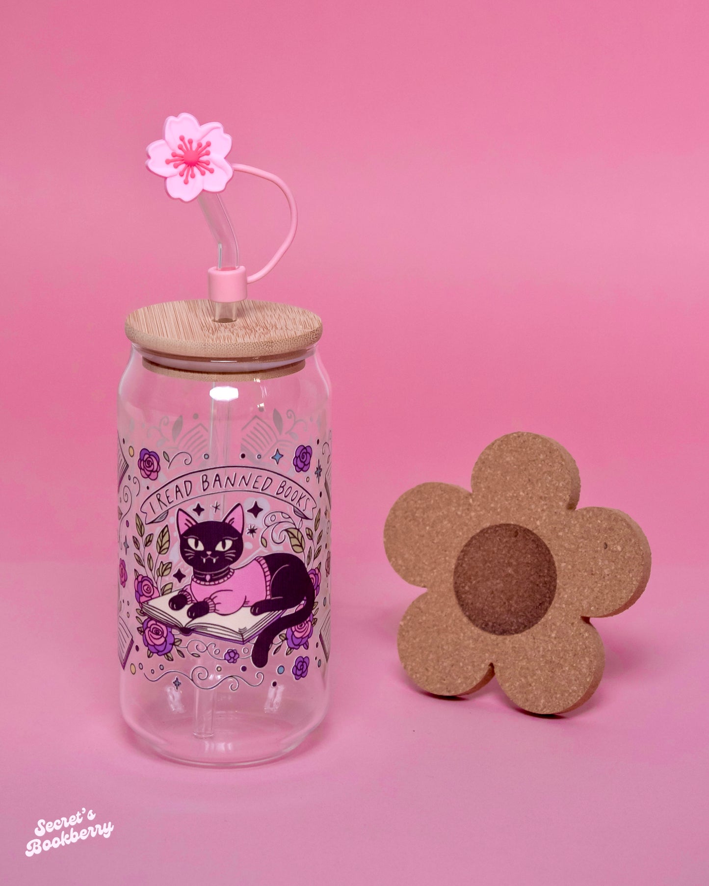 Vaso vidrio - Gatito 🐱