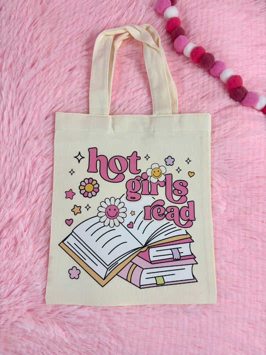 Mini Totebag - Hot girls read 🔥