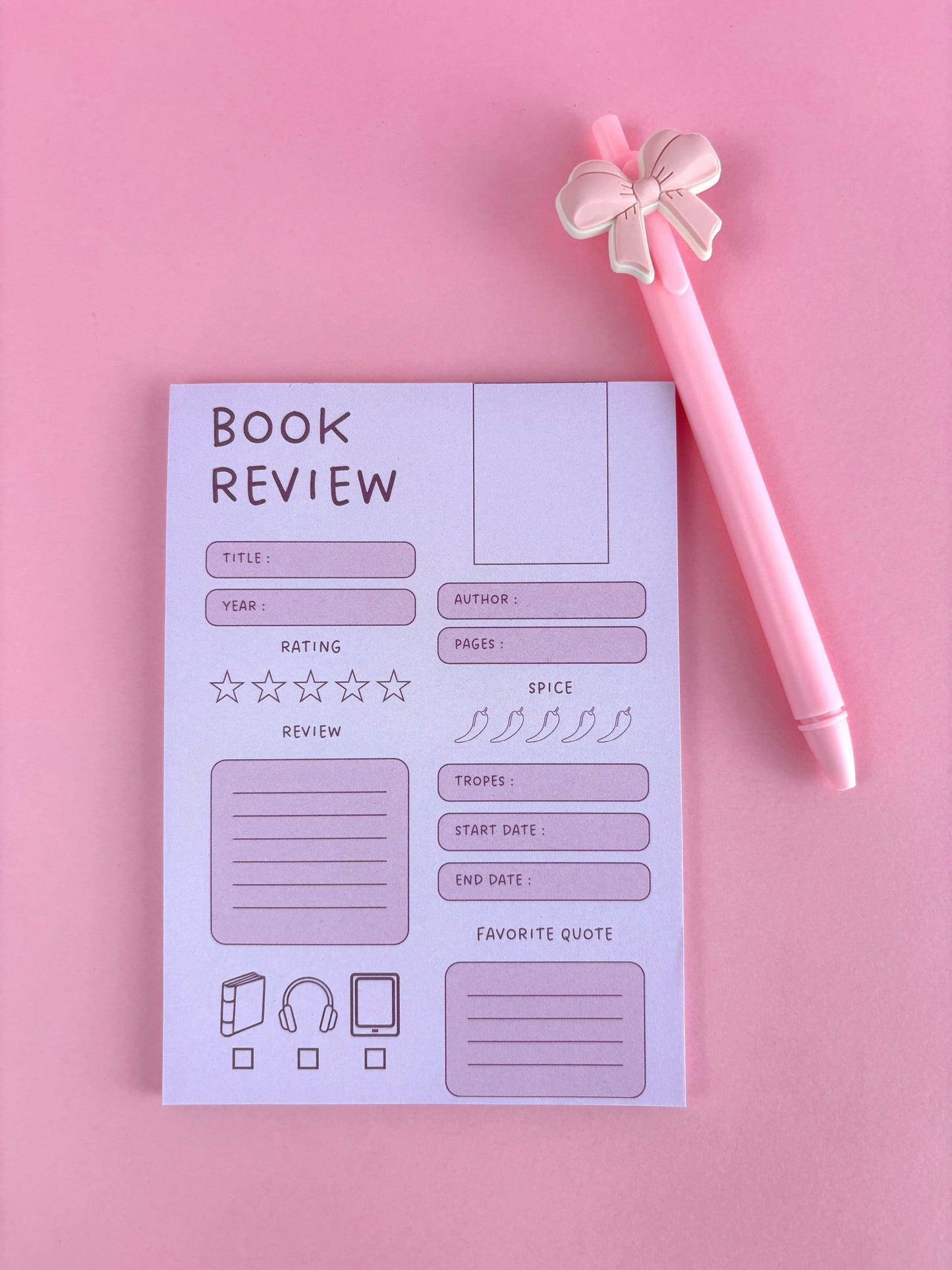 Bloc notas adhesivas - Book Review (reseñas de libros) ✍🏼