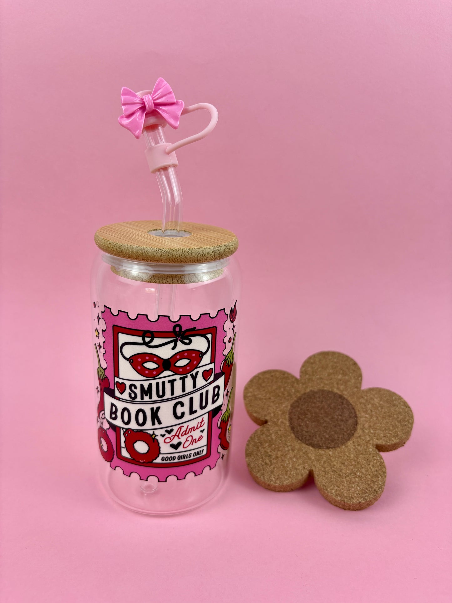 Vaso vidrio - Smutty Book Club🌶️