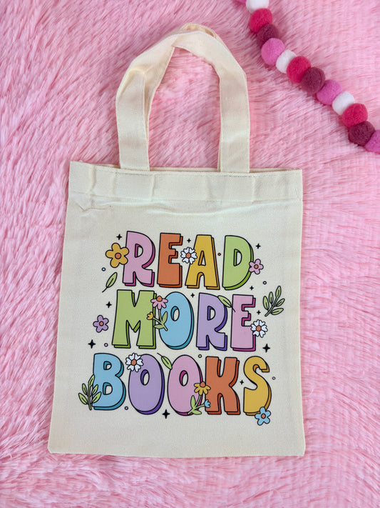 Mini Totebag - Read more books 📚