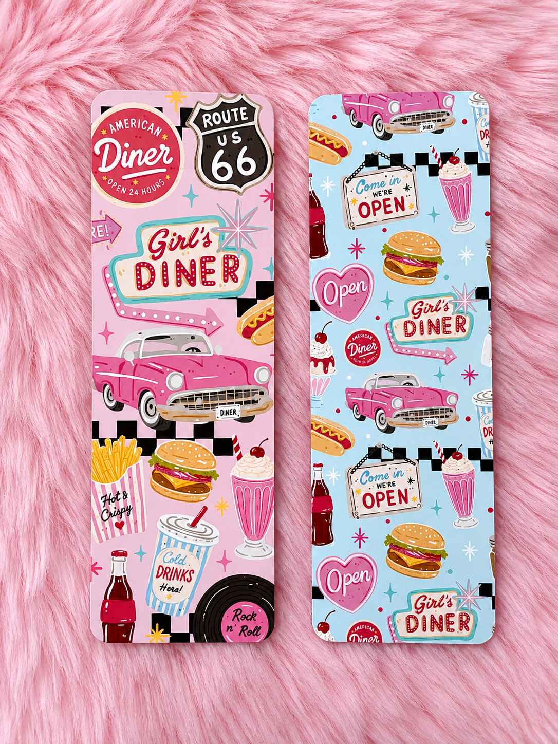 Marcapáginas Girl’s Diner 🥤🍔🚕