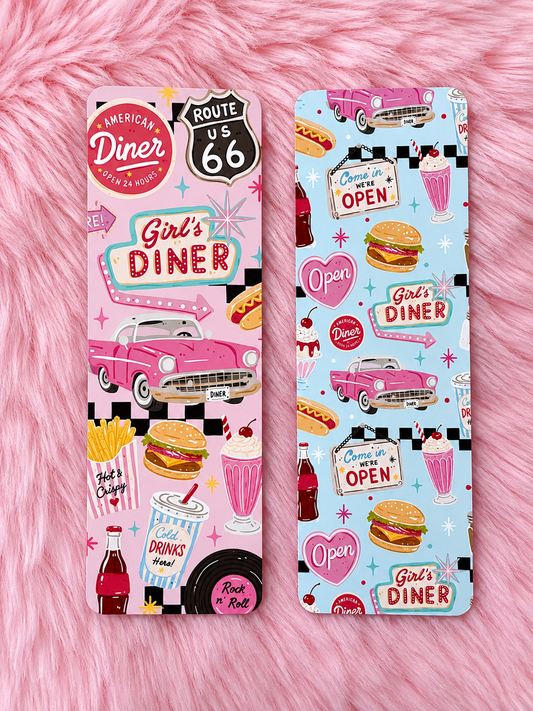 Marcapáginas Girl’s Diner 🥤🍔🚕