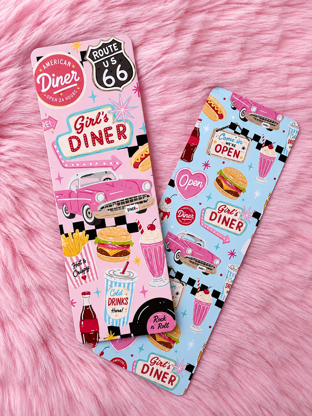 Marcapáginas Girl’s Diner 🥤🍔🚕