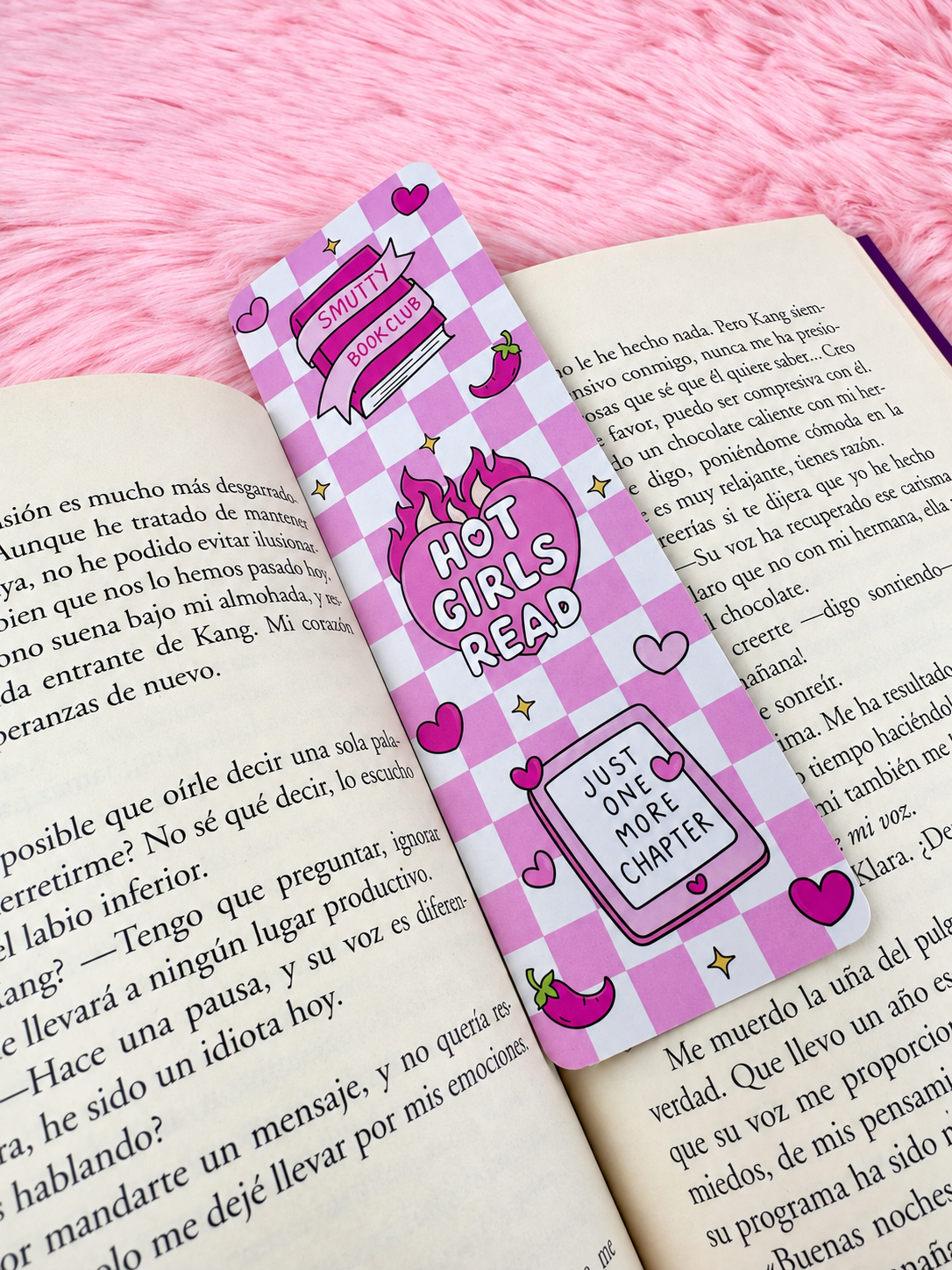 Marcapáginas Hot girls read 🔥🩷